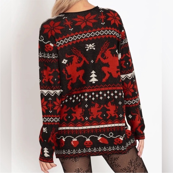 Blackmilk Krampus Christmas Sweater - Picture 3 of 7